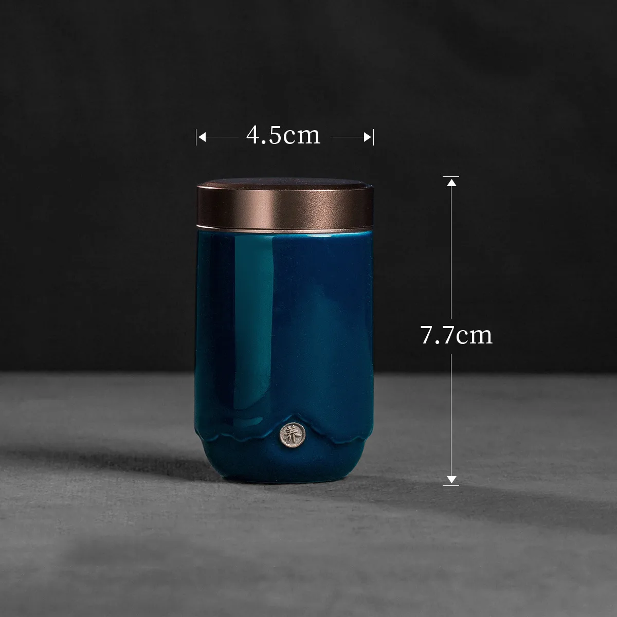 High-end Ceramic Tea Caddy, Mini Tea Caddy Gift 3
