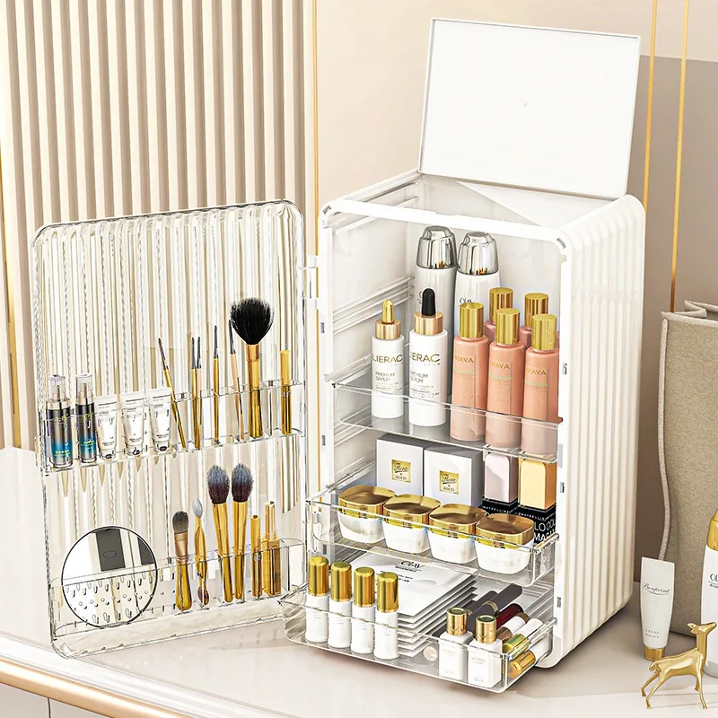 Light-luxury, High-capacity Skincare Organizer