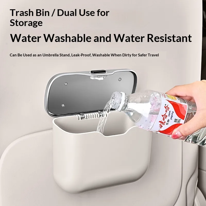 Compact Car Trash Can