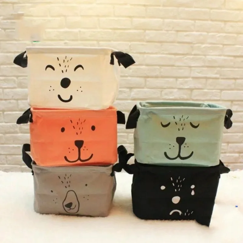 Linen Desktop Storage Box 3