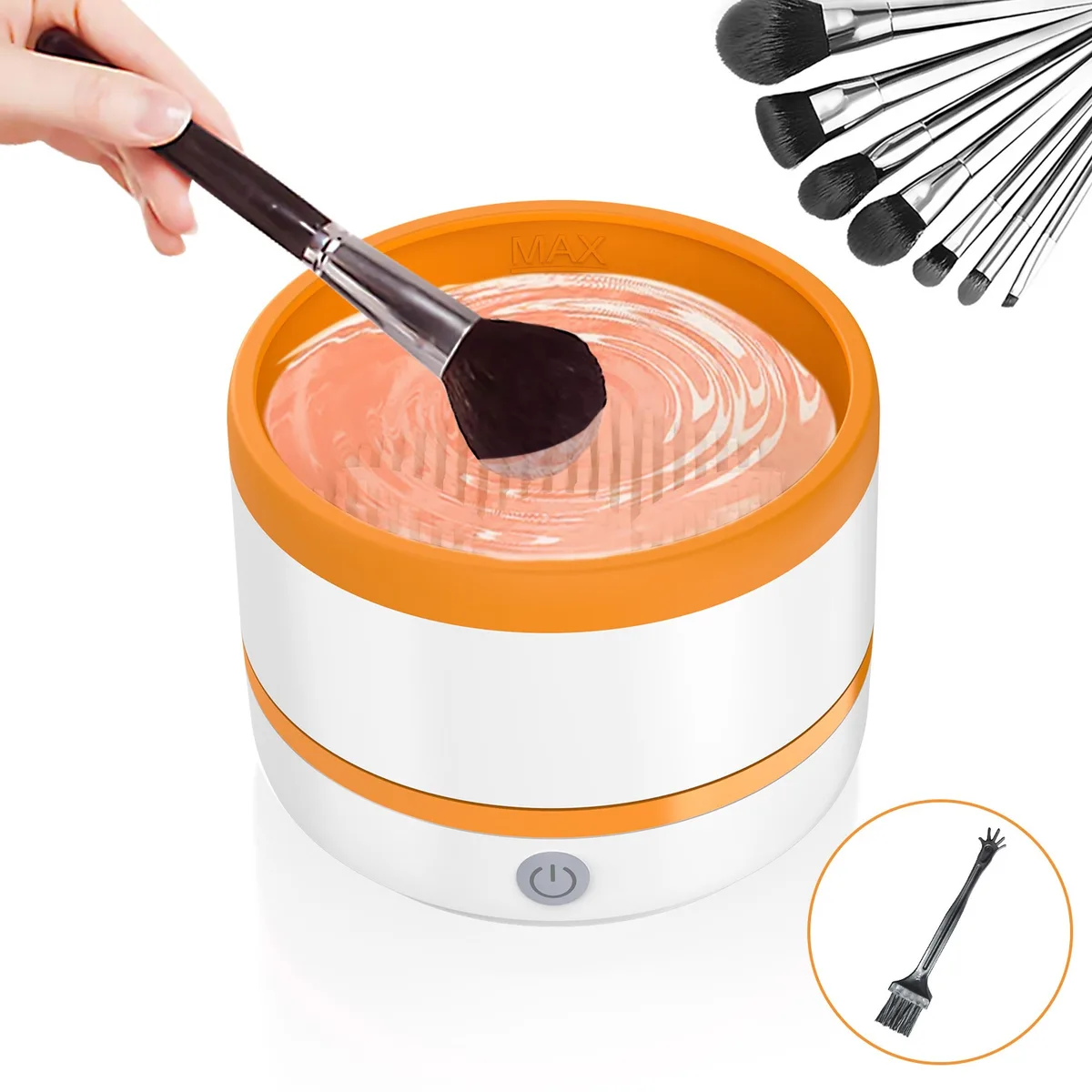 Makeup Brush Automatic Cleaning Device Beauty Tools 4