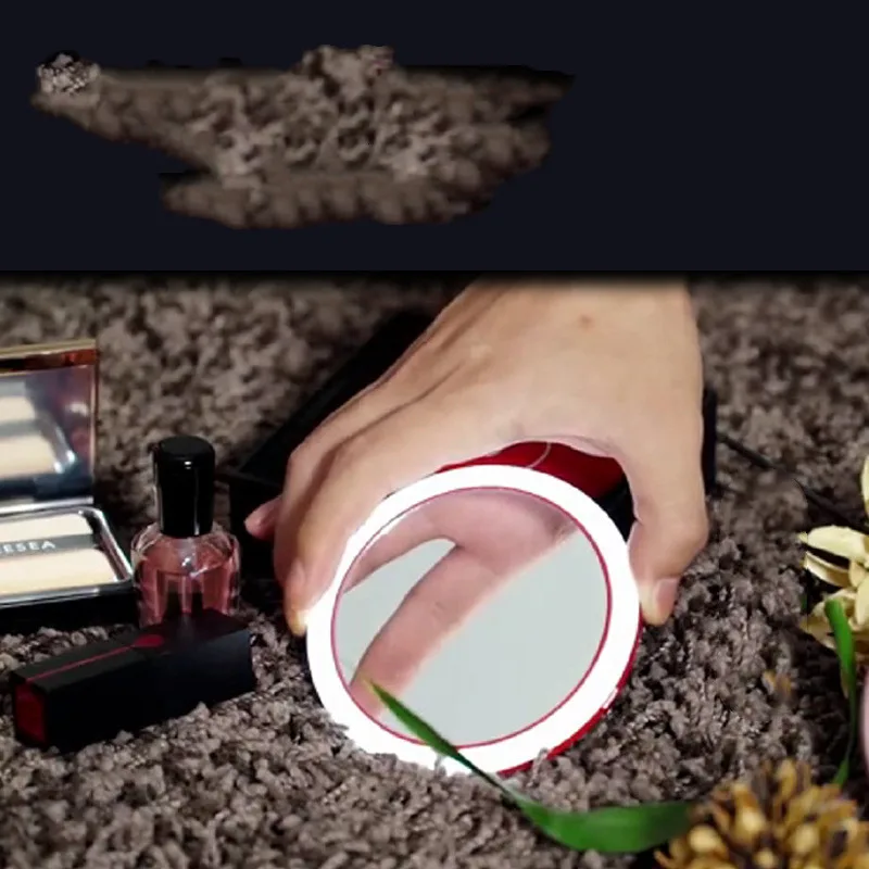 LED Makeup Mirror with Wireless Charging 5