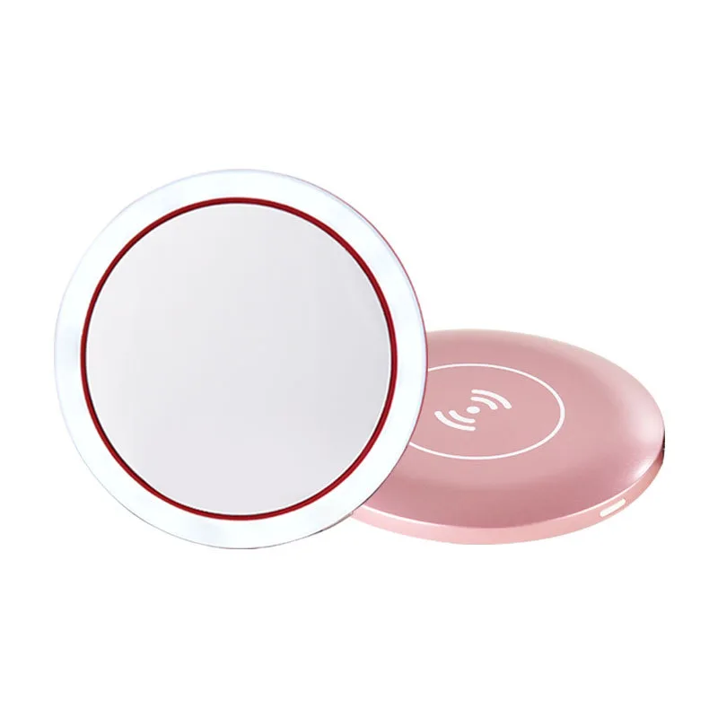 LED Makeup Mirror with Wireless Charging 4