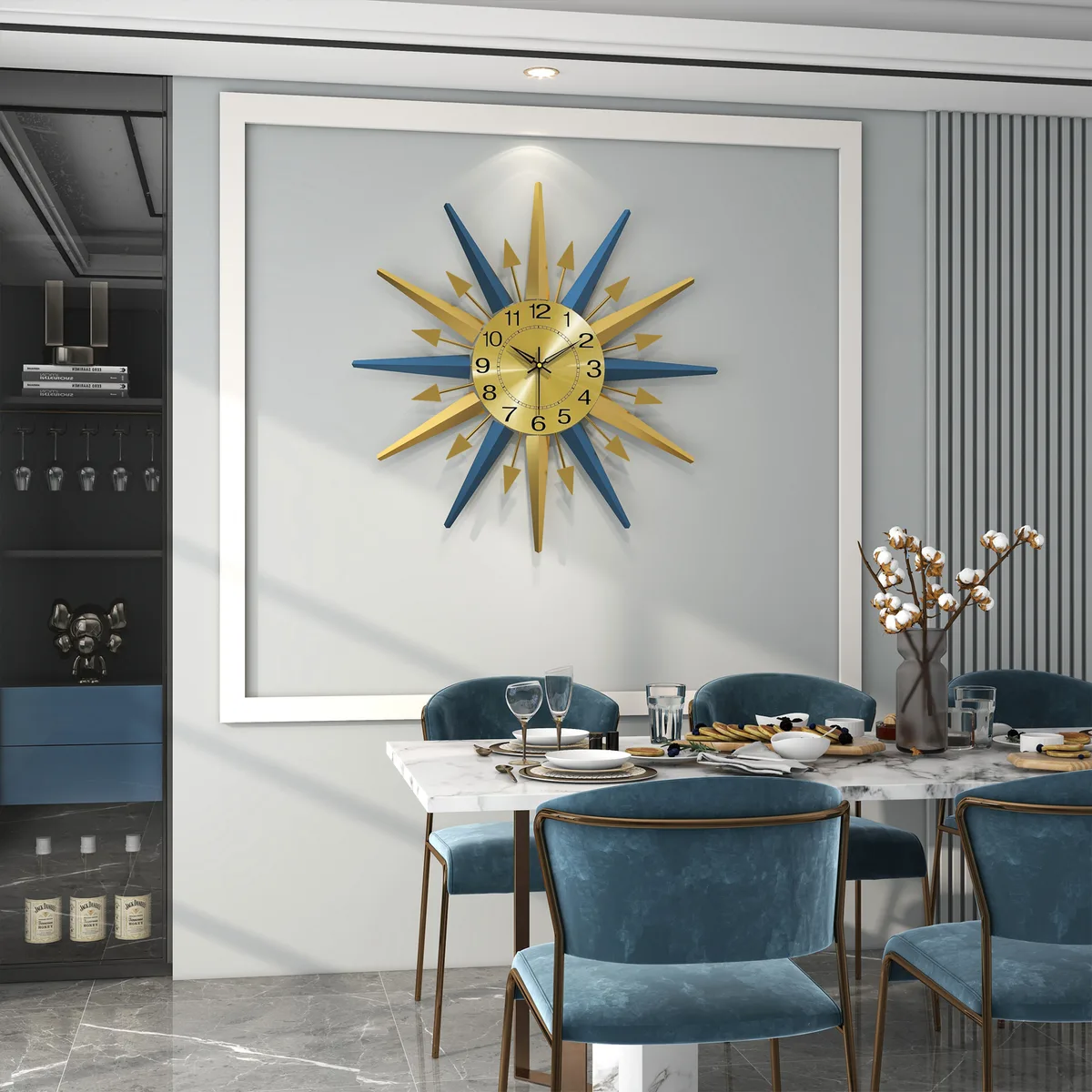 Sunburst Wall Clock 4