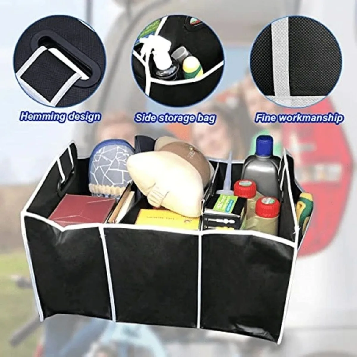 Folding Car Trunk Organizer 4