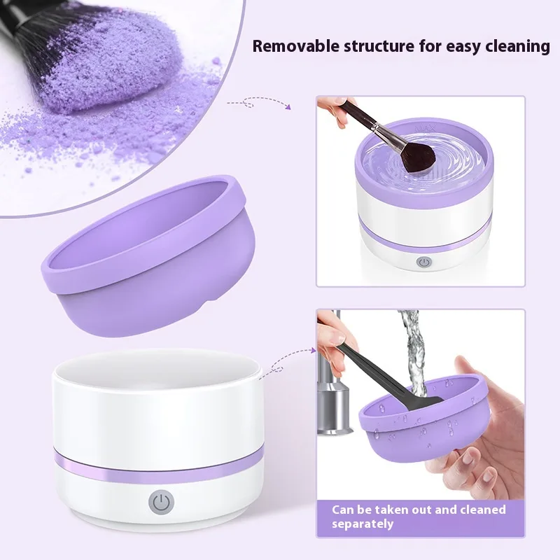 Makeup Brush Automatic Cleaning Device Beauty Tools 2