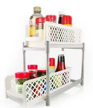 No-Drill Kitchen and Bathroom Rack