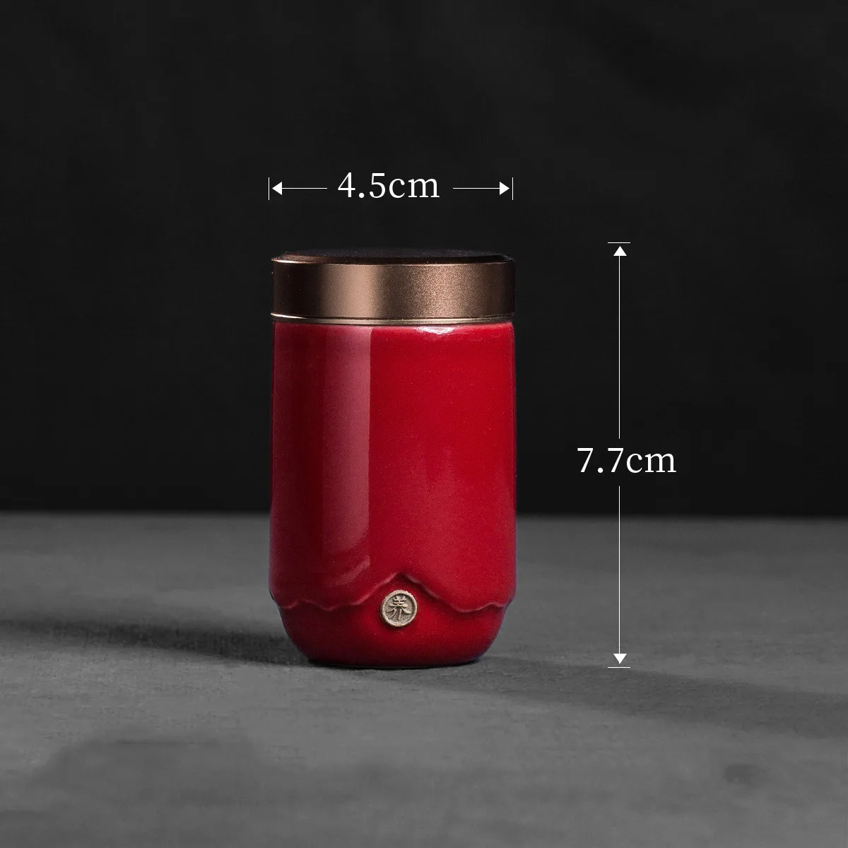 High-end Ceramic Tea Caddy, Mini Tea Caddy Gift 4