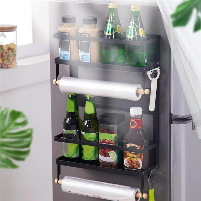Kitchen storage refrigerator rack 2