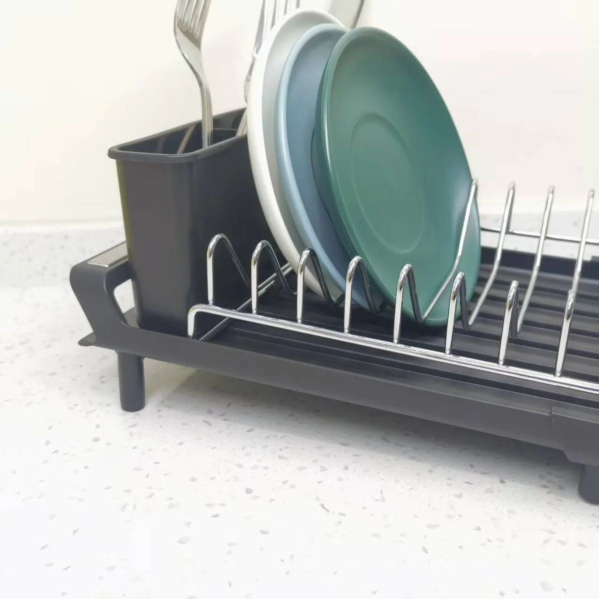 Kitchen Countertop Plastic Bowl And Chopstick Organizer 4