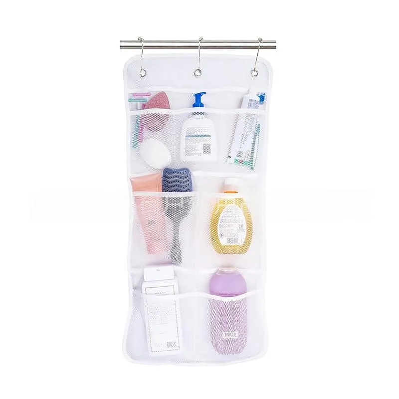 Mesh Shower Caddy Portable 7-Pocket Storage Bag 5