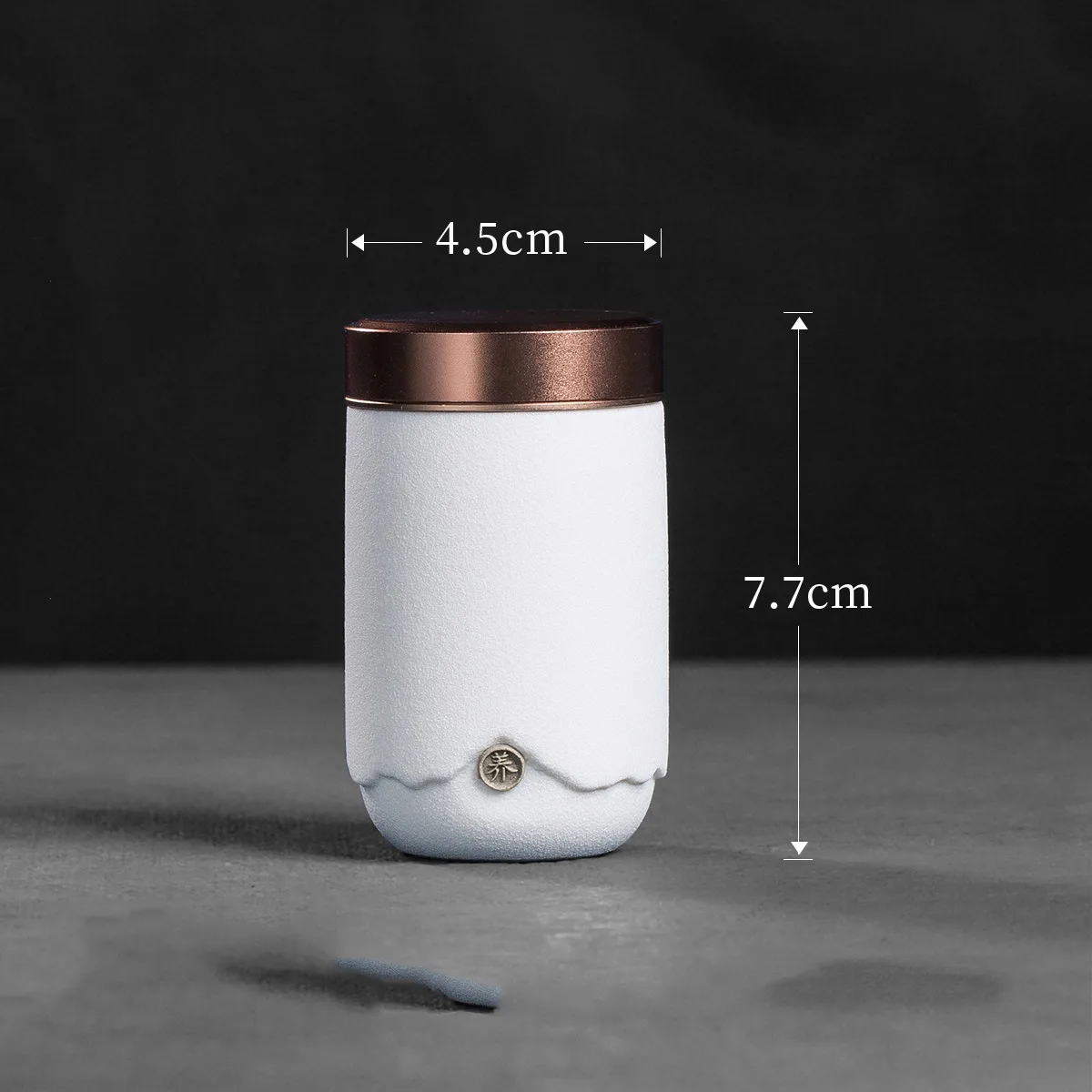 High-end Ceramic Tea Caddy, Mini Tea Caddy Gift 7