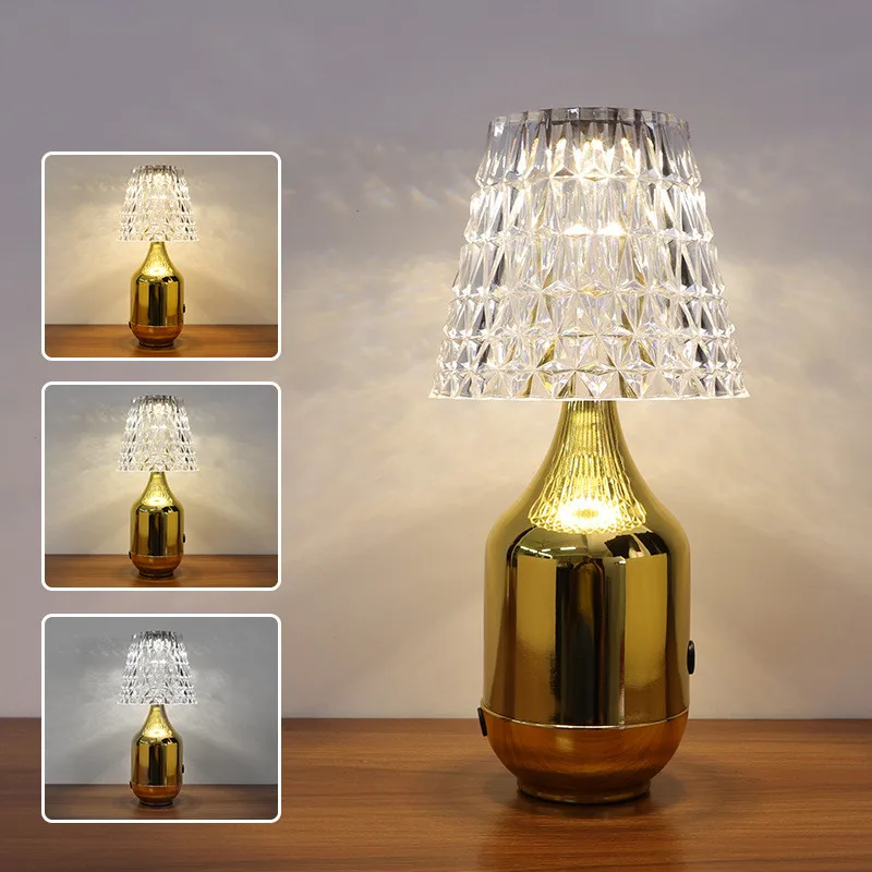 Rechargeable Retro LED Table Lamp 6