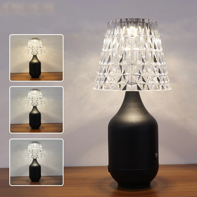 Rechargeable Retro LED Table Lamp 7