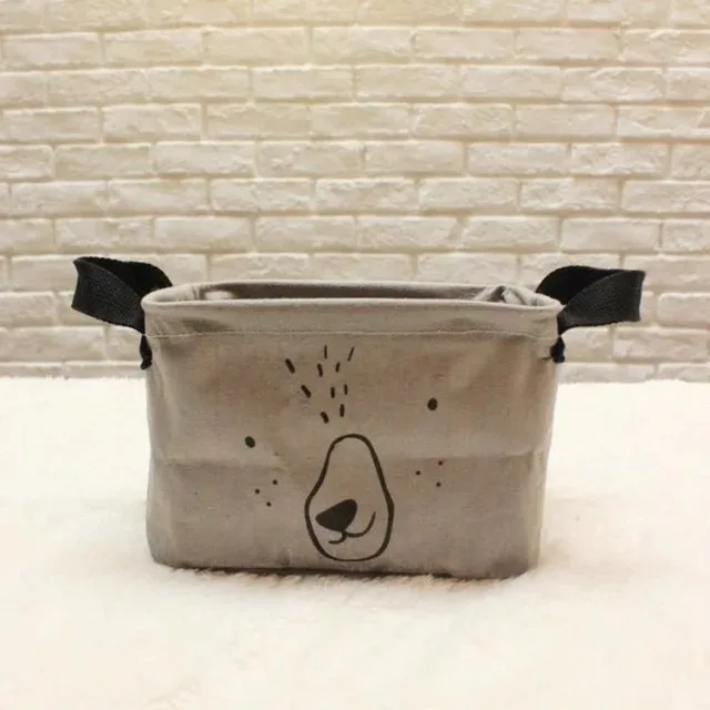 Linen Desktop Storage Box 5